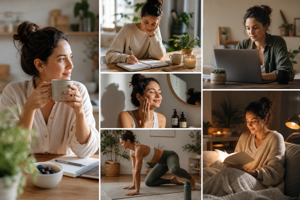 dagelijkse routine voor vrouwen