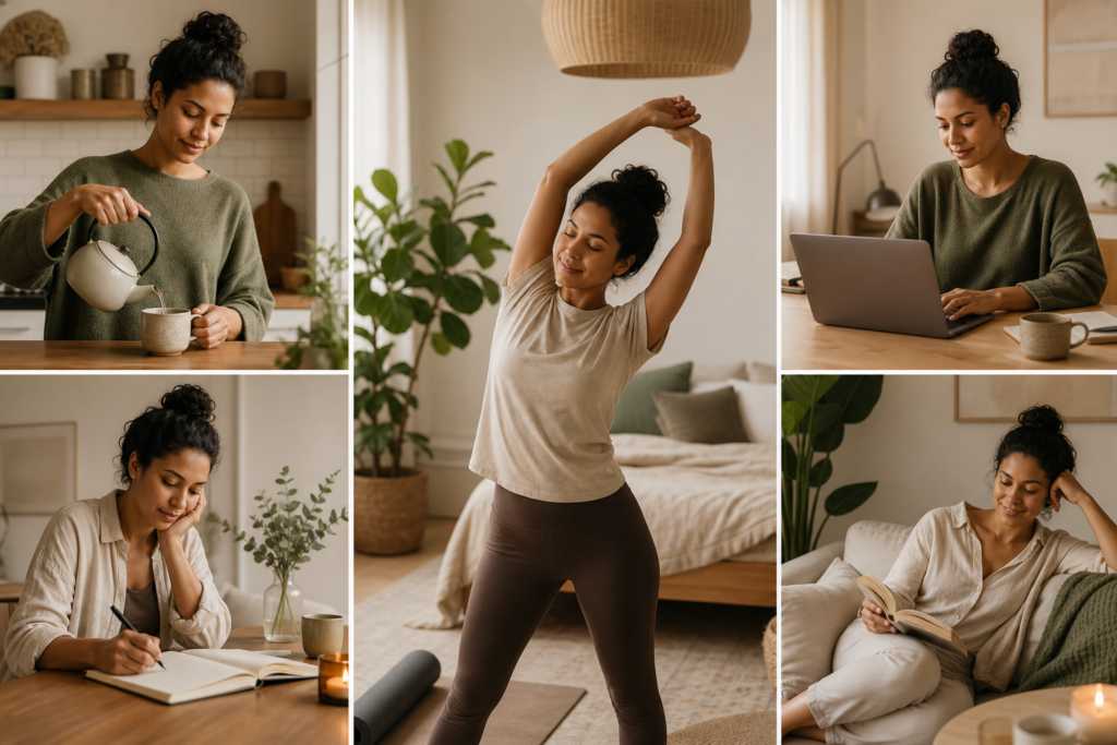 dagelijkse routine voor vrouwen